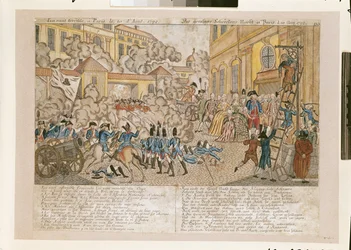 The Terrible Night in Paris, 10th August 1792